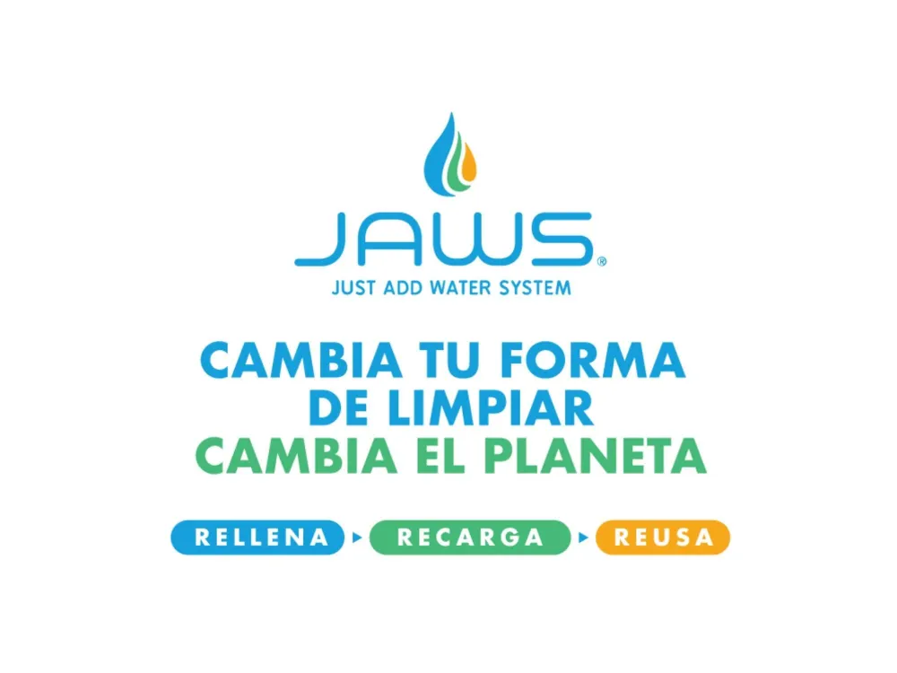 Botella + 1 Recarga Limpiador y Abrillantador Granito Jaws 739 ml