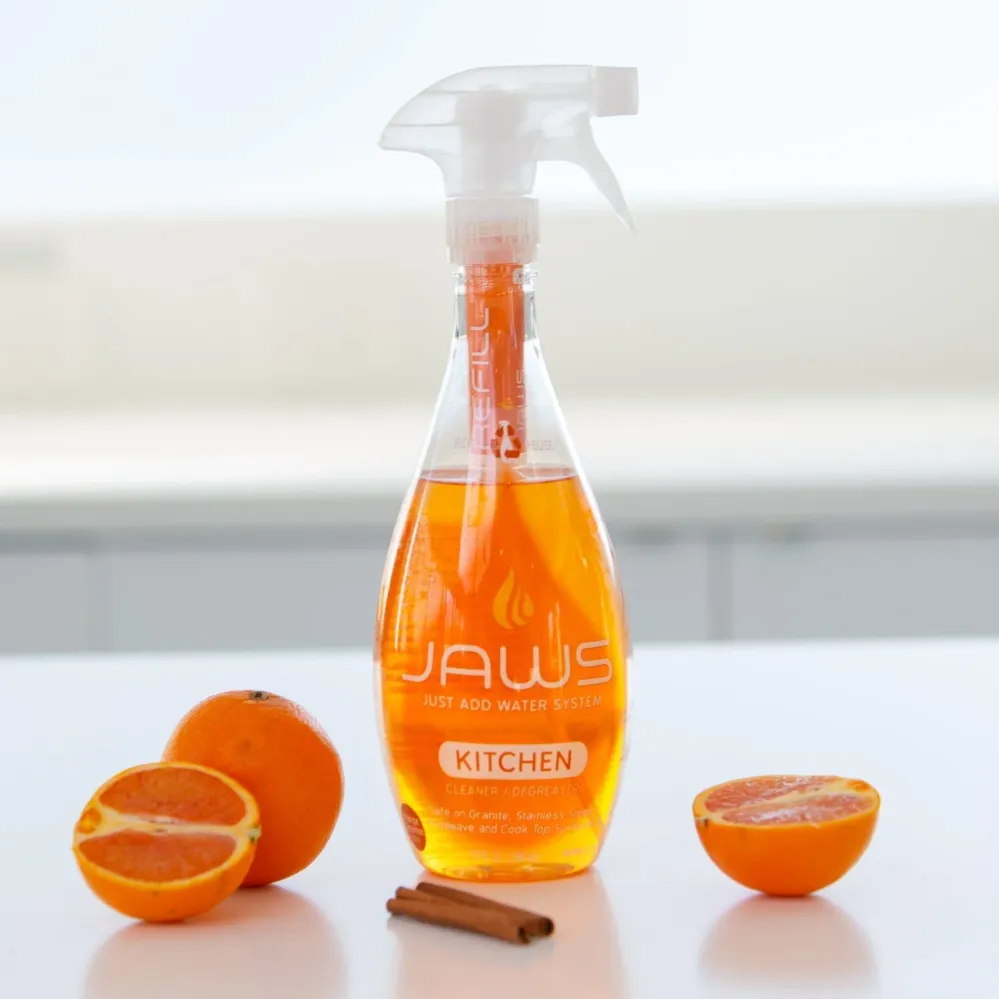 Botella + 1 Recarga Limpiador y Desengrasante Cocina Jaws 739 ml