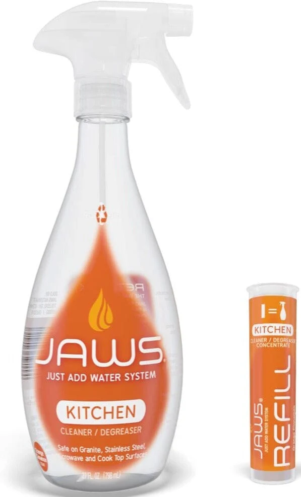 Botella + 1 Recarga Limpiador y Desengrasante Cocina Jaws 739 ml