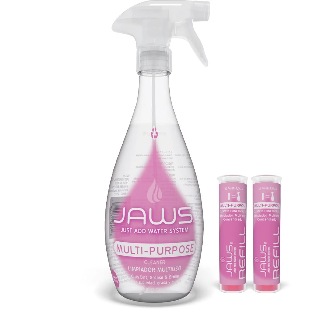 Botella + 2 Recargas Limpiador Multiuso Jaws 2x739 ml