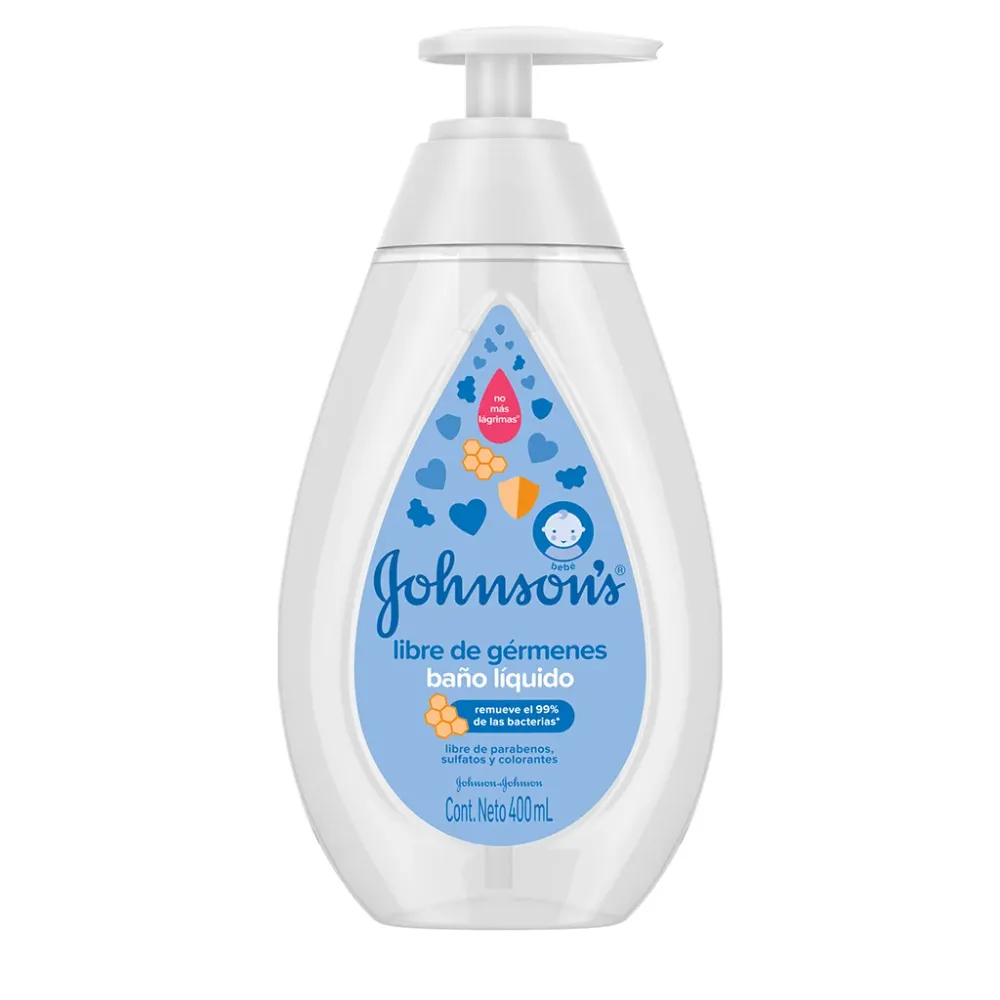 Baño Liq Libre De Germenes X400Ml Johnso JOHNSONS