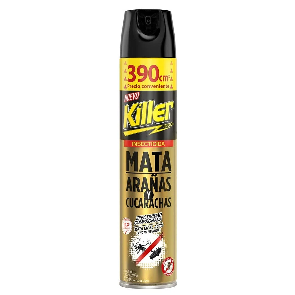 Insecticida Arañas Y Cucarachas 390 Cc KILLER