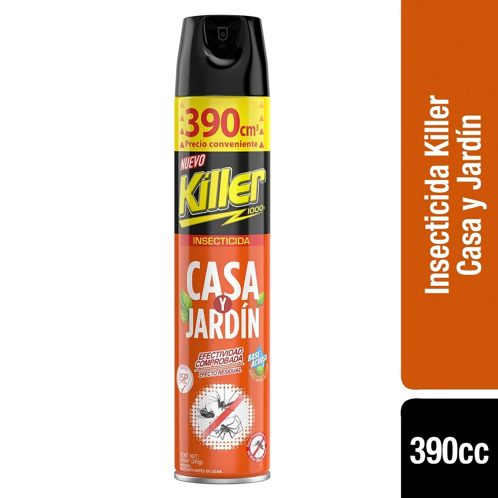 Insecticida Casa Y Jardin 390 Cc KILLER