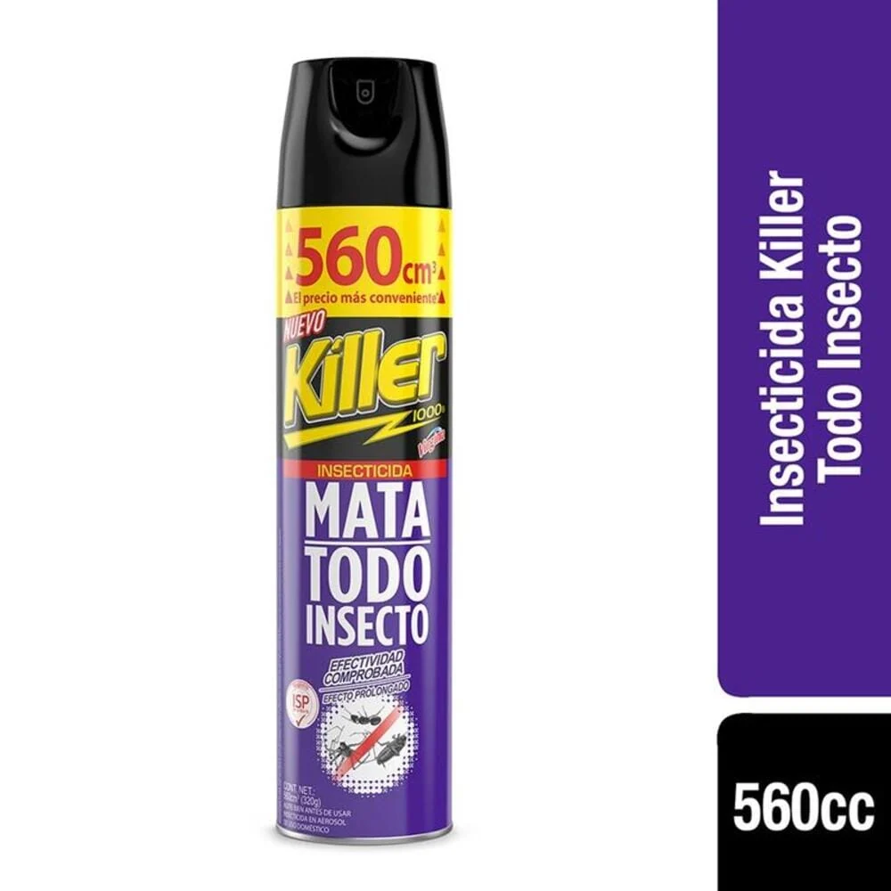 Insecticida Mata Insectos Spray 560 Cc KILLER