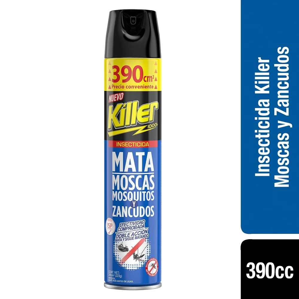 Insecticida Moscas Y Zancudos 390 Cc KILLER