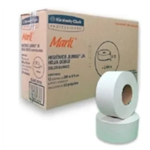 Caja Papel Higiénico Bobina Marli Jumbo Jr 200 mts x 9 cm 12R - SCG Kimberly Clark