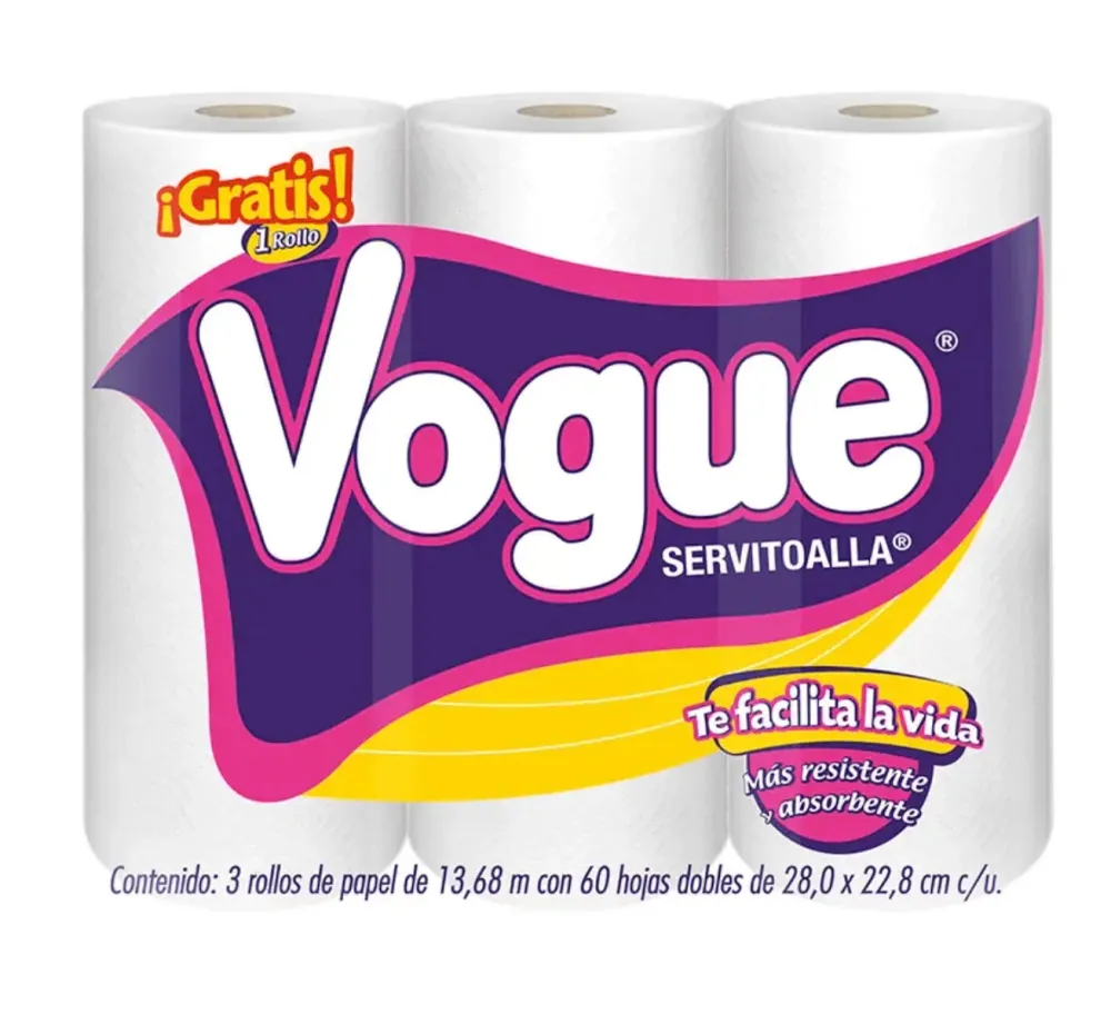 Caja Servitoalla Vogue 3R/6P - SCG Kimberly Clark