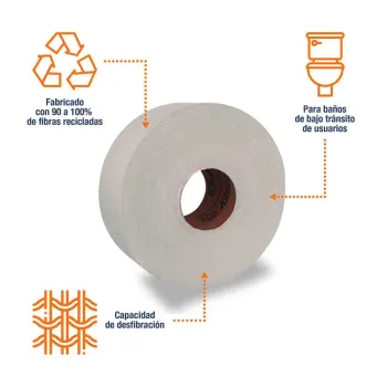 Papel Higiénico Kimberly-Clark Marli 12 Rollos de 200 M - ZK Kimberly Clark