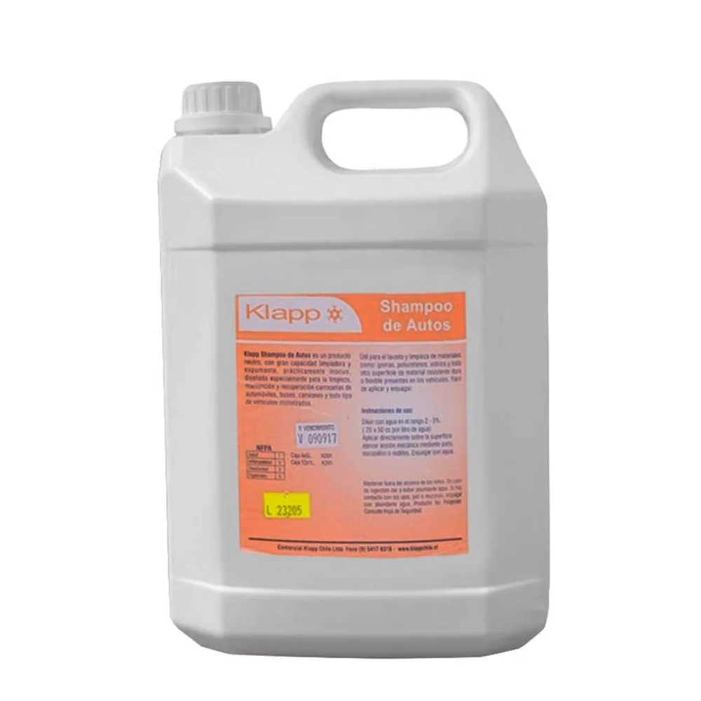 Shampoo De Autos Bidón 5 Lt. KLAPP