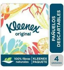 Pa–uelos Kleenex Bolsillo 10 Pa–uelos 4 Unidades Oferta