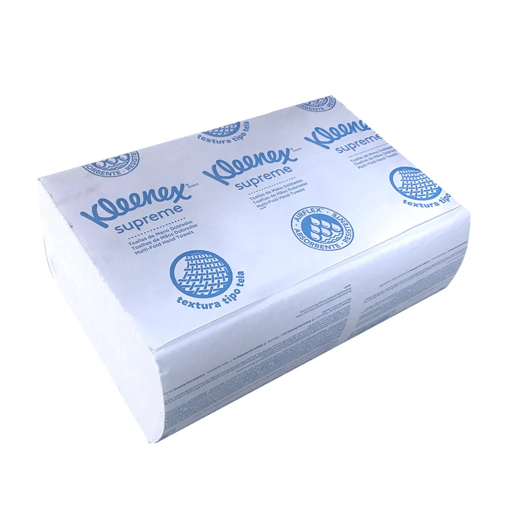Toalla Papel Interfoliado Doble Hoja Blanco 150 Hojas 40 gr KLEENEX
