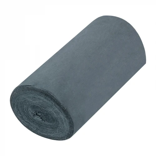 Rollo de 50 m de franela gris de algodón, Klintek 57003 FRA-50G
