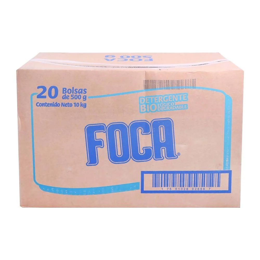 Caja Detergente Foca 500G/20B - SCG La Corona