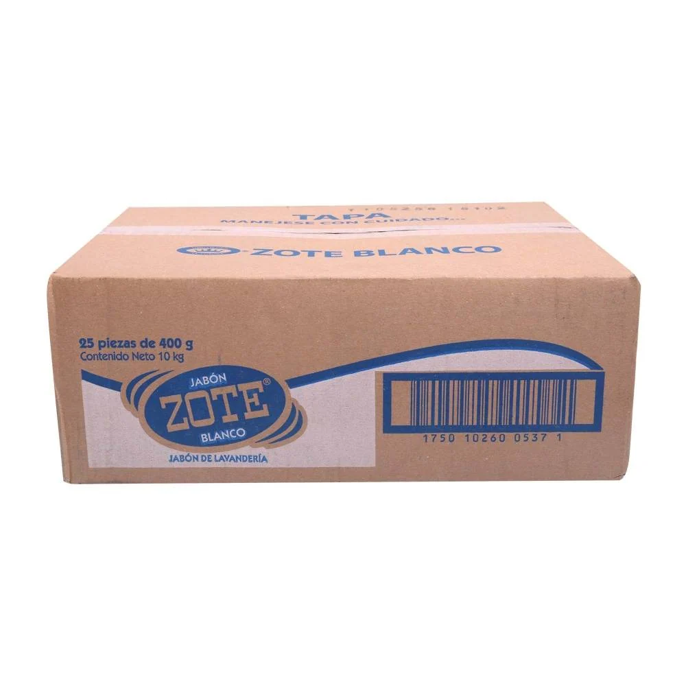 Caja Jabón de Lavanderia Zote Blanco 400G /25P - SCG La Corona