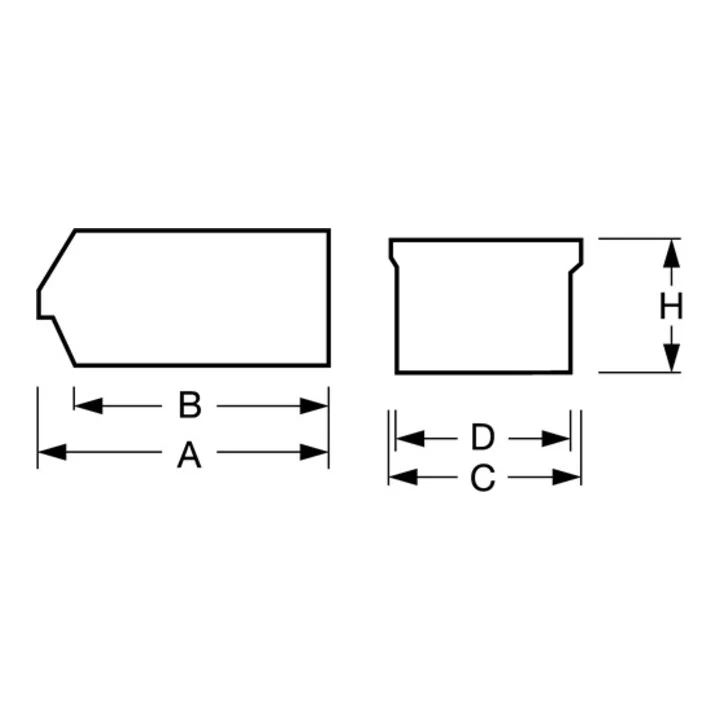 LA-KA-PE Caja abierta LK L350/300xA200xA150mm ( 9000449035 )