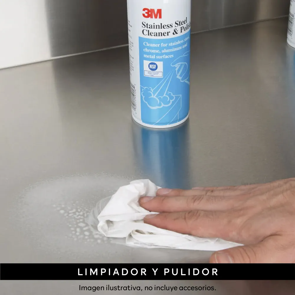 LIMPIADOR Y PULIDOR DE ACERO INOX. EN AEROSOL 600 GR