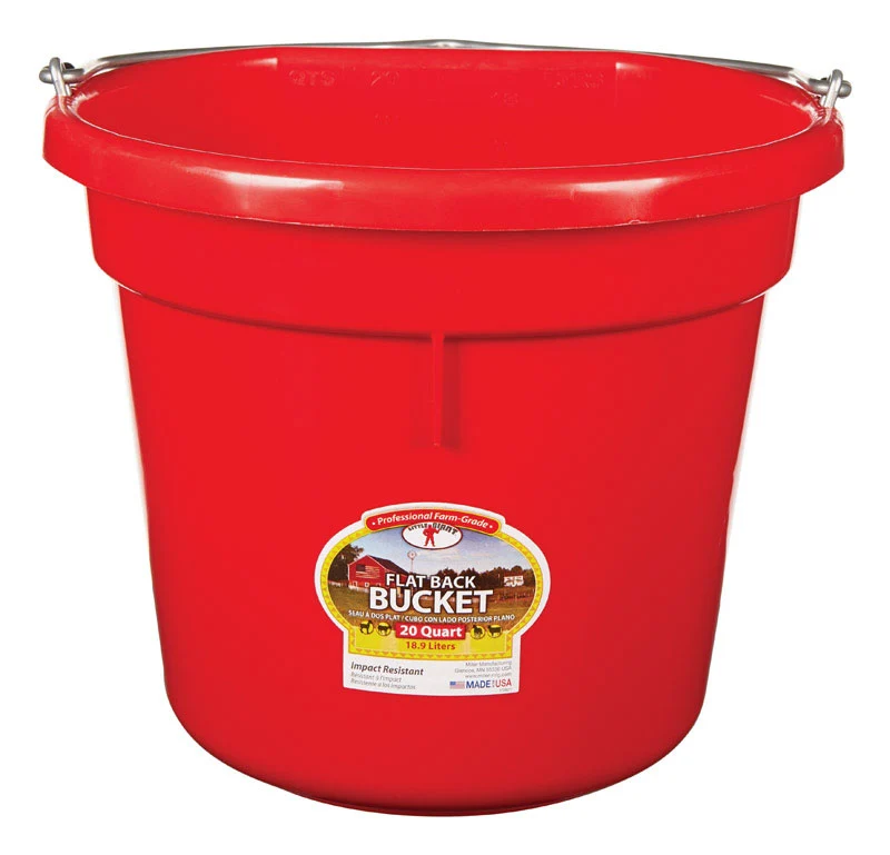 Cubo Little Giant rojo de 20 cuartos - Oferta de la semana