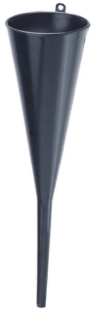 EMBUDO DE PLÁSTICO NEGRO DE 9" DE ALTO Y 2 CUARTOS DE GALÓN Lubrimatic