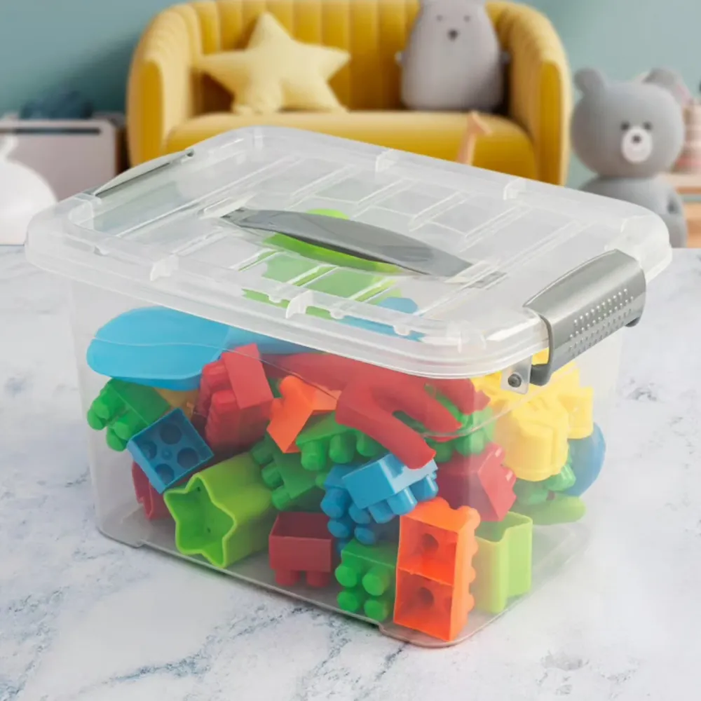 Caja Plástica Organizadora de 10 Litros con Tapa Luxury Plast