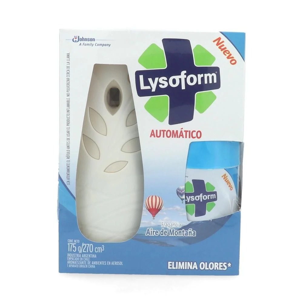 Desinfectante Ambiental Aparato Aire Montañ 270 Ml LYSOFORM