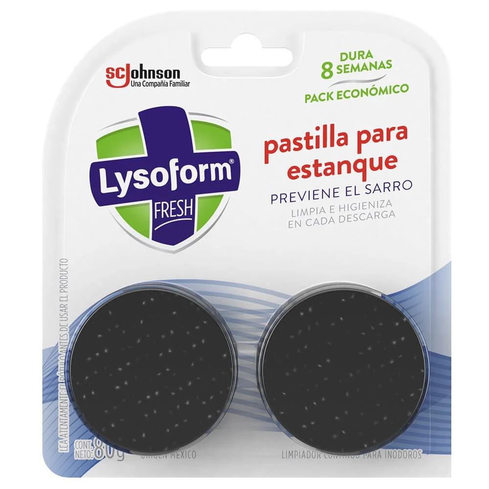 Desinfectante Inodoro Pastilla Azul Pack 2 Un LYSOFORM