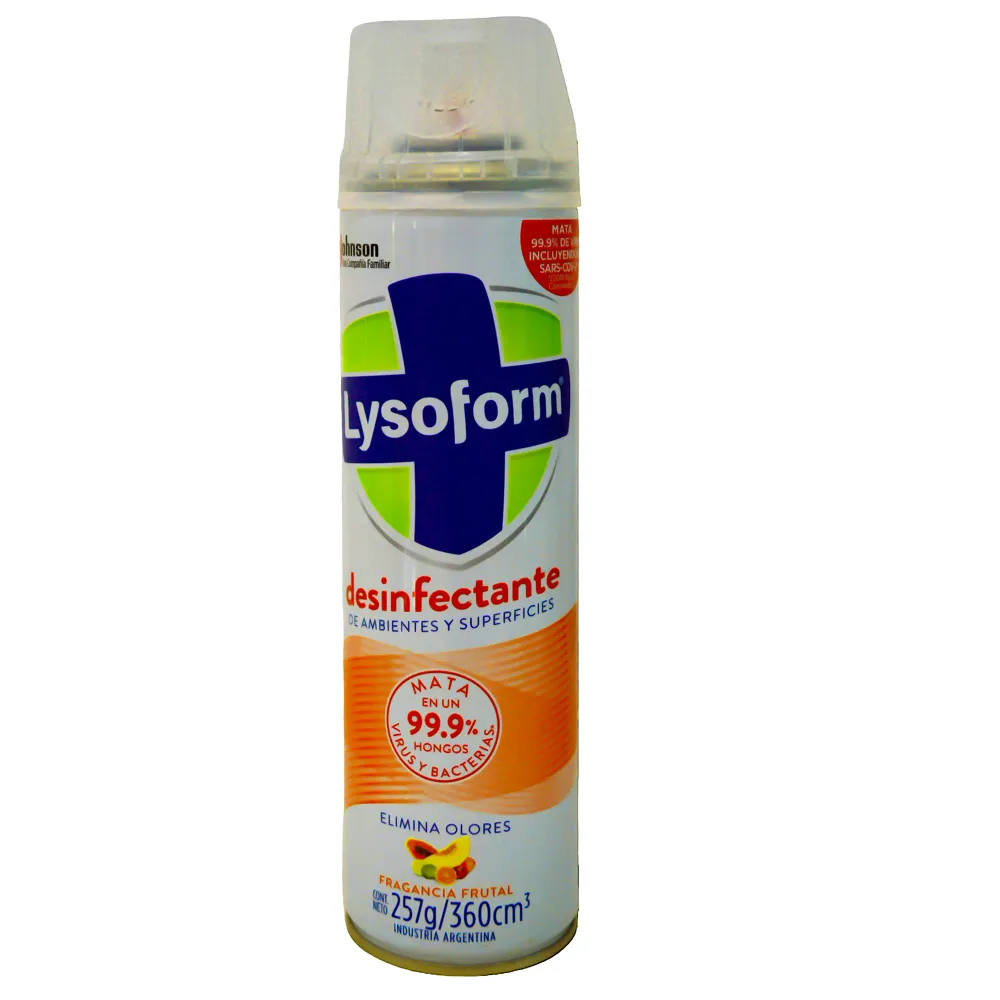 Desinfectante Lysoform Aero Frutal X 360Ml
