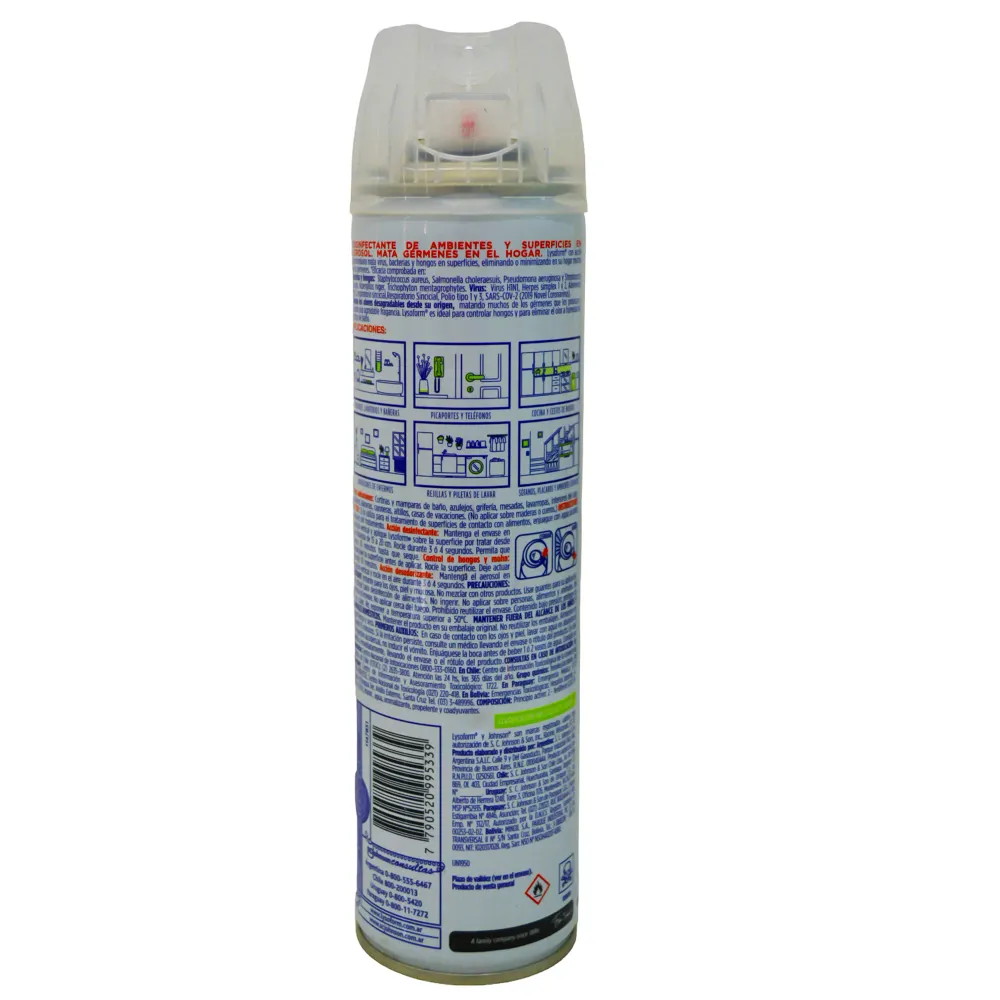 Desinfectante Lysoform Aero Frutal X 360Ml
