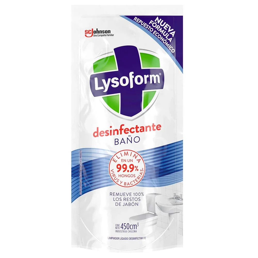 Limpiador Baño Desinfectante Recarga Doypack 450 Cc LYSOFORM