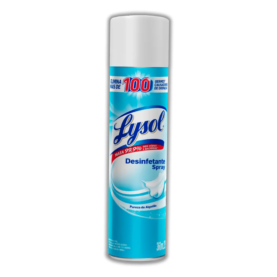 LYSOL 360 ML/295 GRS PUREZA ALGODON DESINFECTANTE ANTIBACTERIAL
