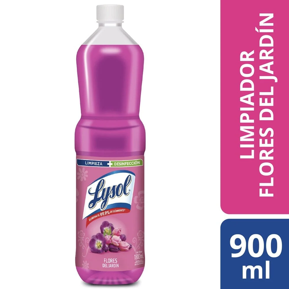 Limpiador Pisos Diluible Flores De Jardín 900 ml LYSOL