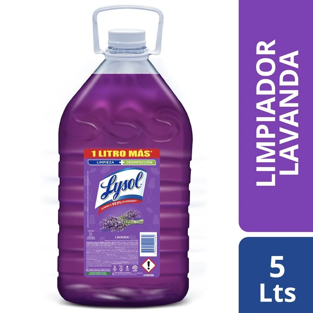 Limpiador Pisos Lavanda 5 Lt LYSOL