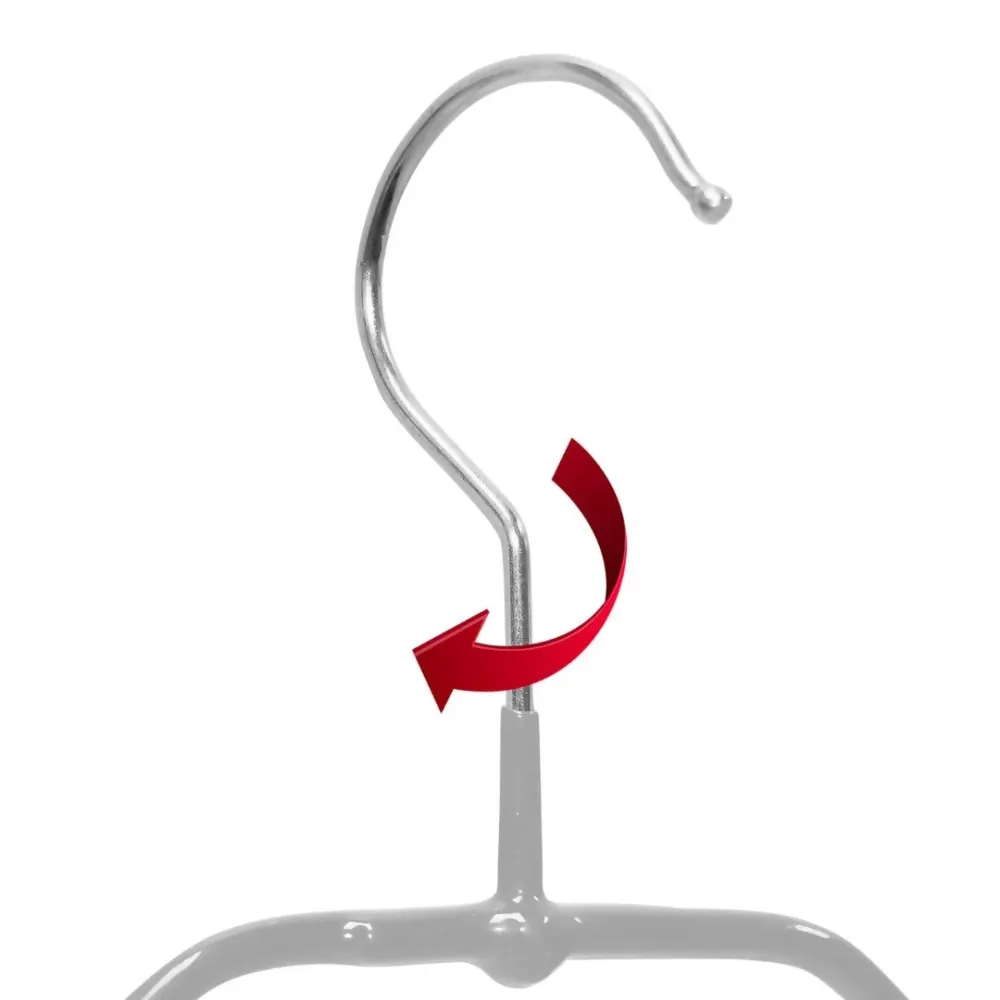 Set 10 colgadores de ropa Silhouette light 42 cm MAWA