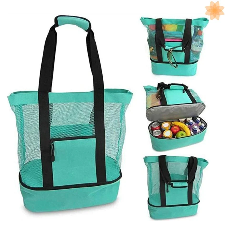 BOLSA TERMICA AISLANTE PLEGABLE - DRO Negro MayoreoTotal