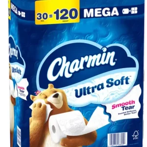 Charmin Papel Higiénico Ultra Soft 30 Mega Rollos - KOZ MayoreoTotal