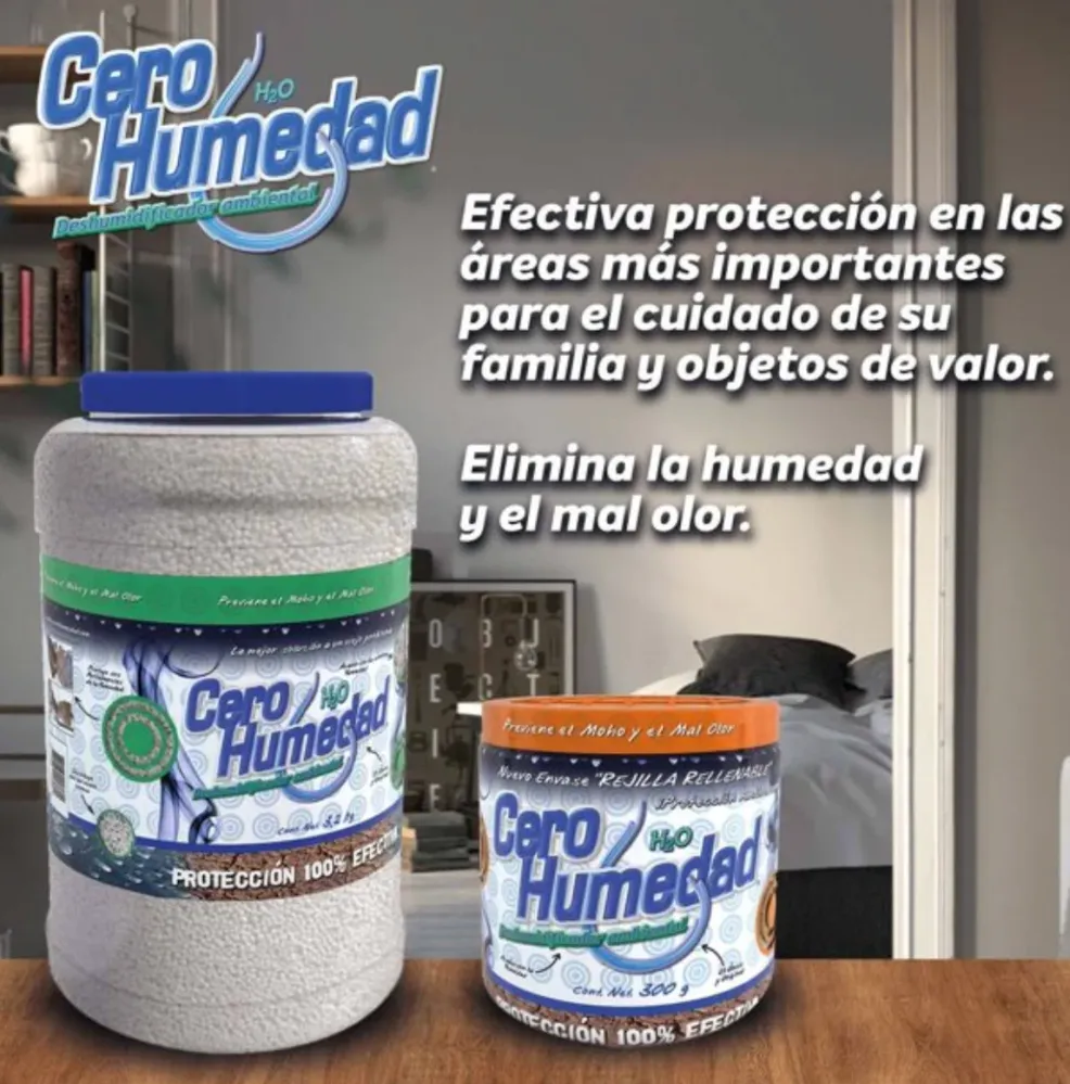 Deshumidificador Ambiental Cero Humedad 3 pzas - ZK MayoreoTotal