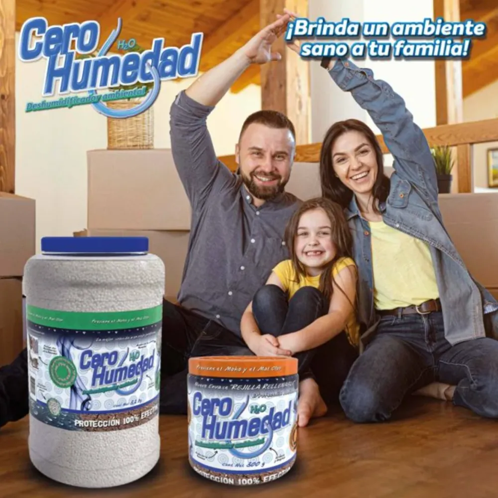 Deshumidificador Ambiental Cero Humedad 3 pzas - ZK MayoreoTotal