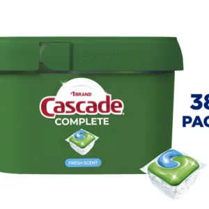 Detergente en Cápsulas Cascade Complete Para Lavavajillas 38 pzas - ZK MayoreoTotal