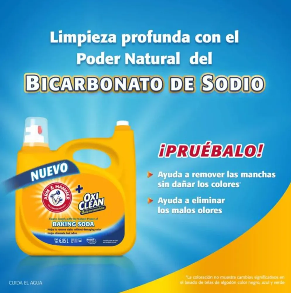 Detergente Líquido Arm & Hammer Oxiclean 6.85 L - ZK MayoreoTotal