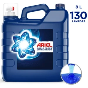 Detergente Líquido Concentrado Ariel Doble Poder 8 L - ZK MayoreoTotal