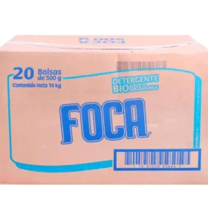 Detergente en Polvo Foca 20 pzas de 500 g - ZK MayoreoTotal