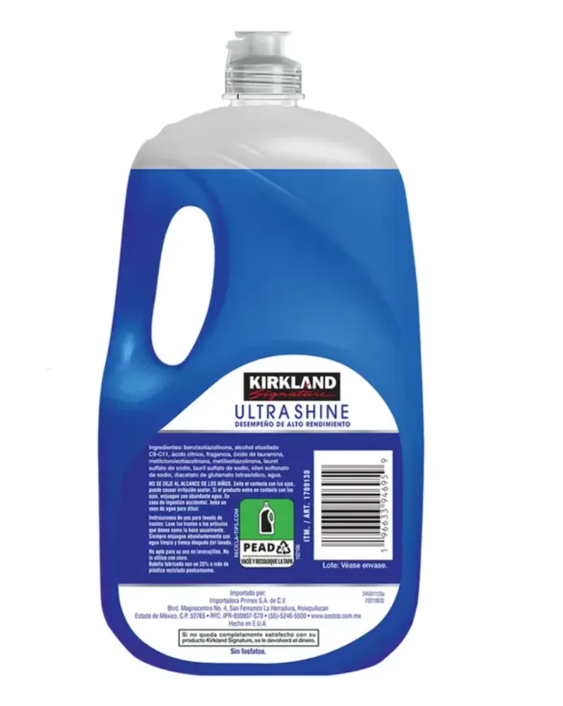 Kirkland Signature Jabón Para Trastes Platinum 2.6 L - KOZ MayoreoTotal