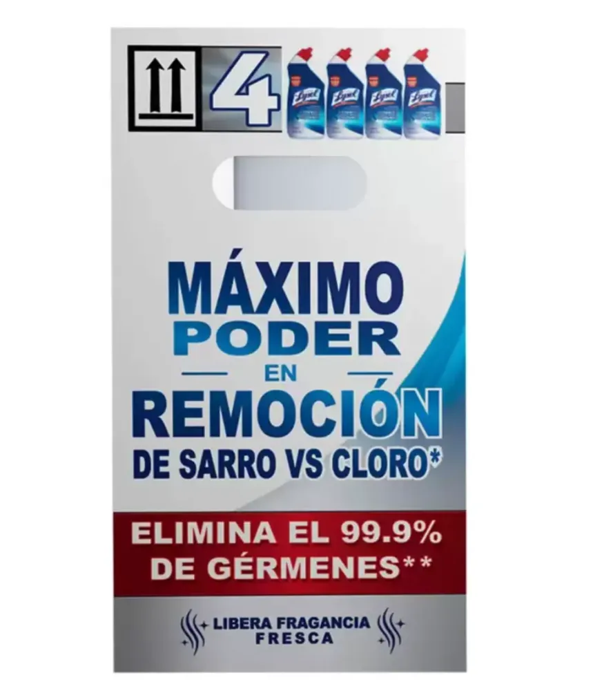Lysol Advanced Limpiador Desinfectante para Inodoro 4 piezas de 750 ml - KOZ MayoreoTotal