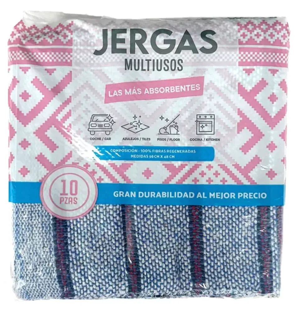 La Mascota Jergas Multiusos 10 piezas - KOZ MayoreoTotal