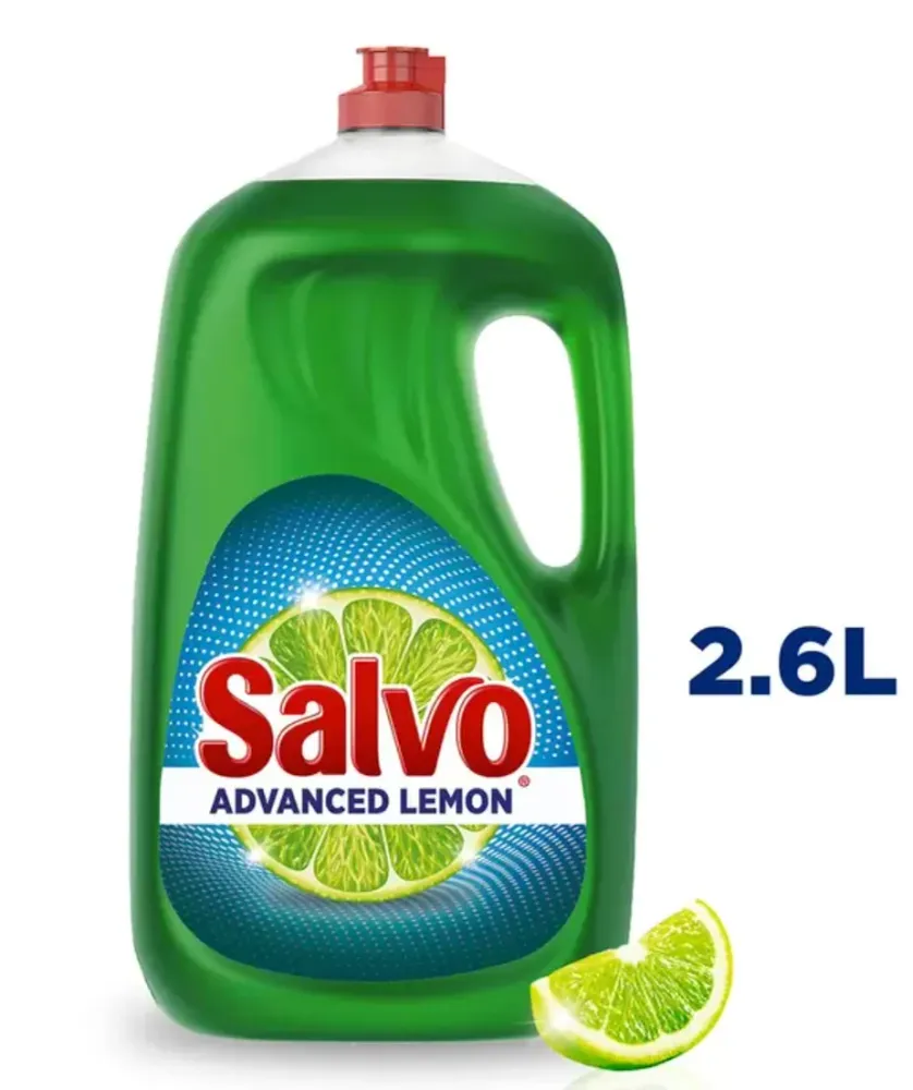 Salvo Advanced Lemon Detergente Líquido para Trastes 2.6 L - KOZ MayoreoTotal