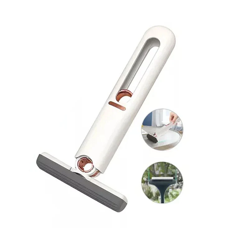 Set de 2 Limpiador de vidrios con jalador y esponja MINI MOP - BGP MayoreoTotal