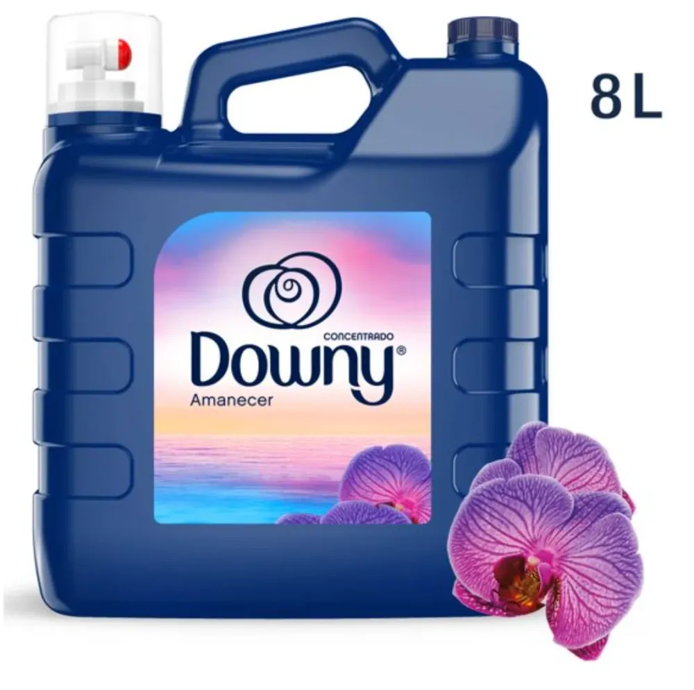 Suavizante de Telas Downy Amanecer Aroma Fresco con Notas Marinas 8 l - ZK MayoreoTotal