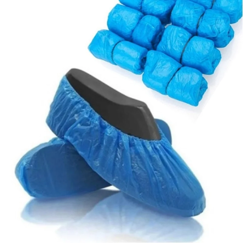 Cubrezapato Plastico Azul en Bolsa x 100 Unidades MedPartners