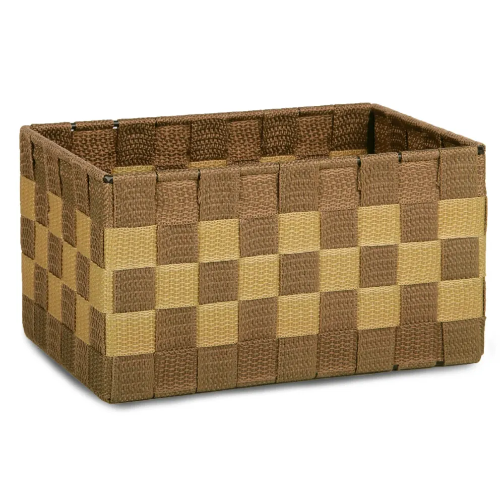 Pack de 3 Cajas de Almacenaje Decorativas- Marrón-Arena MERCURY HOME