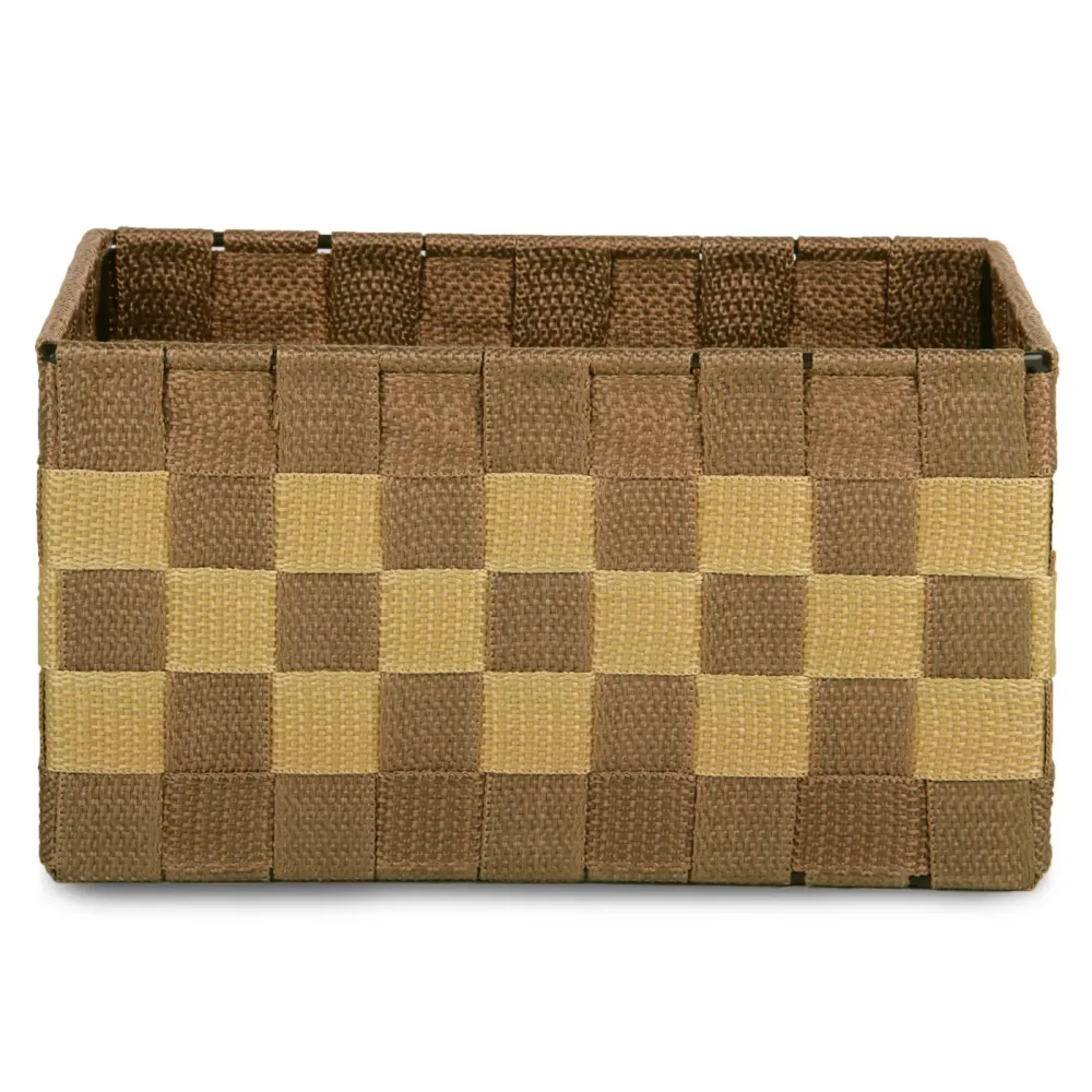 Pack de 3 Cajas de Almacenaje Decorativas- Marrón-Arena MERCURY HOME