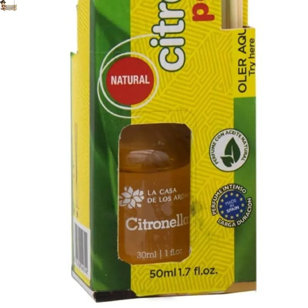Mikado Citronela repelente antimosquitos. Ambientador. Más cómodo y seguro que las velas. Ahuyentar mosquitos interior o e...